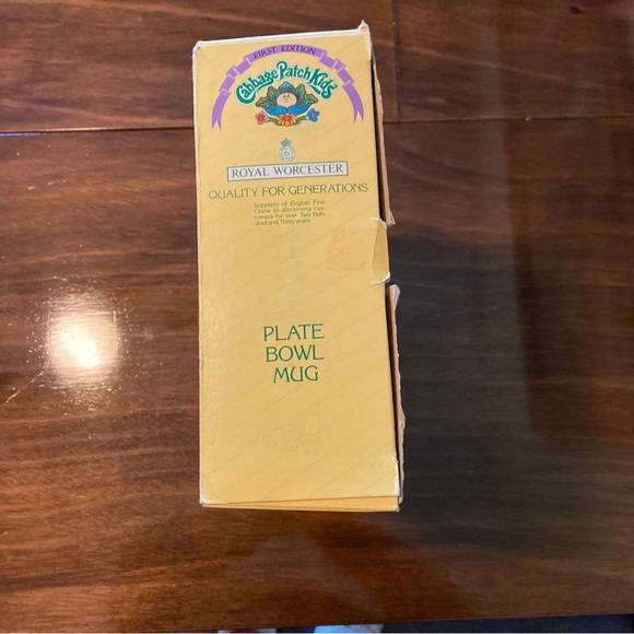 Cabbage patch kids dish set. Royal Worcester first edition. 1984 made in England - Picture 4 of 16
